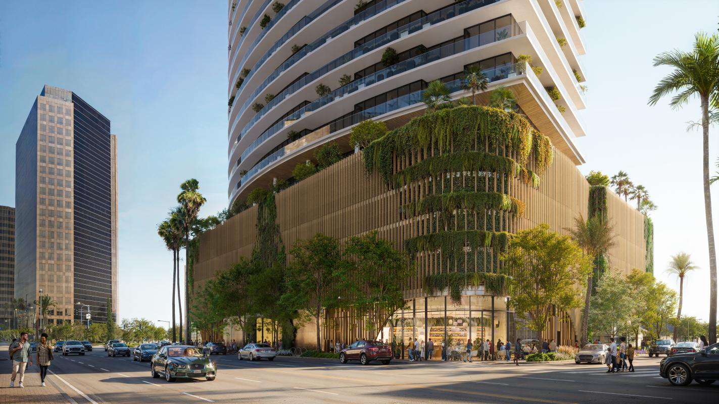 34-story residential tower proposed at 8300 Wilshire Blvd